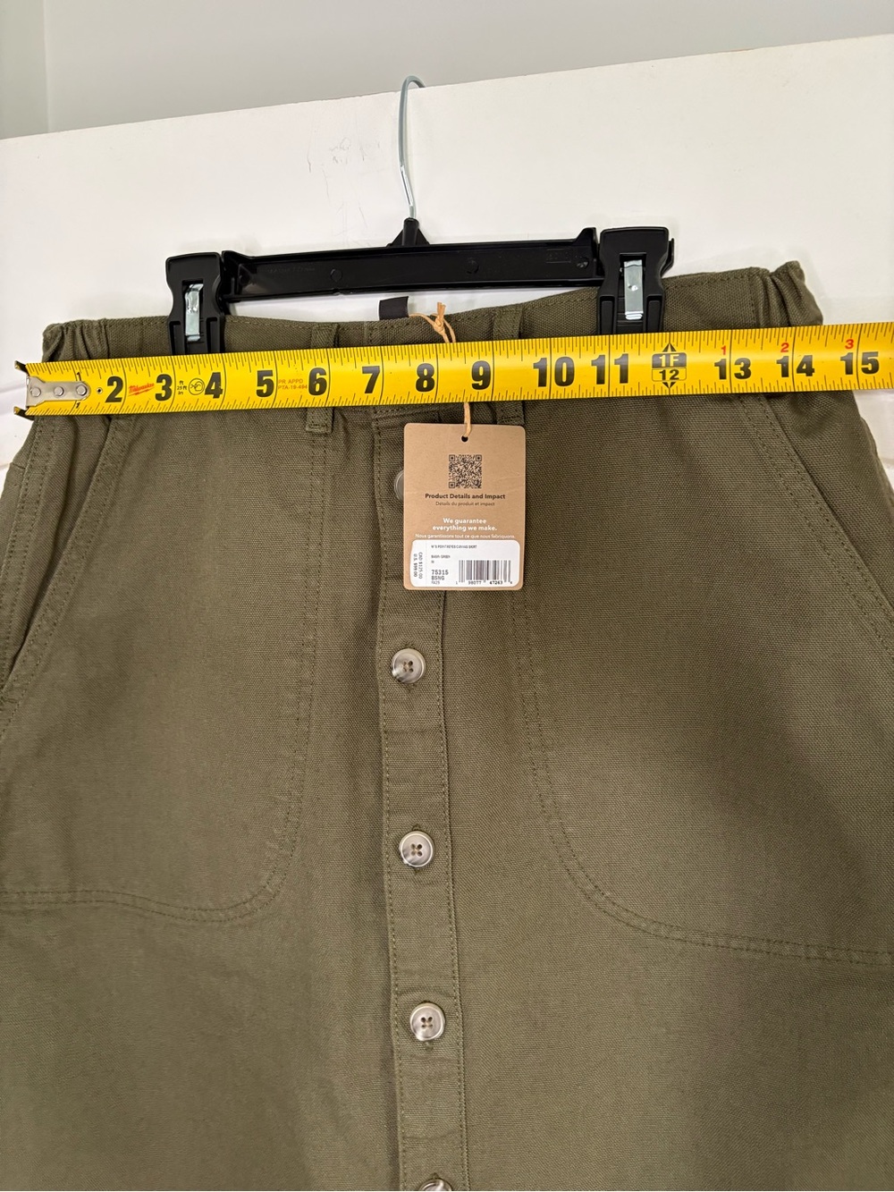 Patagonia 100% organic cotton skirt BNWT - Picture 4 of 9